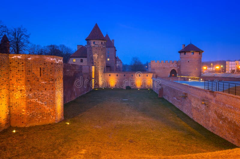 Het kasteel van de Teutonic Orde in Malbork royalty-vrije stock fotografie Het kasteel van de Teutonic Orde in Malbork royalty-vrije stock fotografie