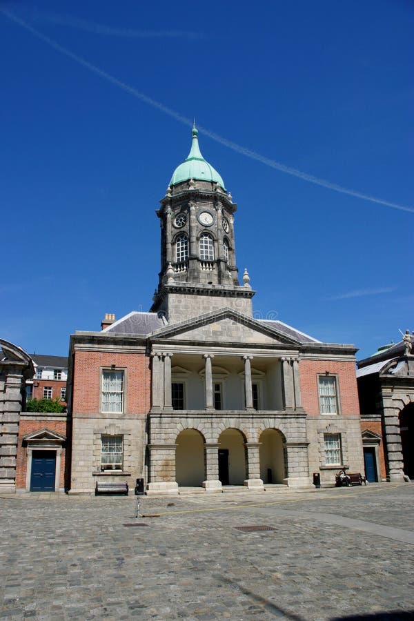 Het kasteel van Dublin stock foto's Het kasteel van Dublin stock foto's