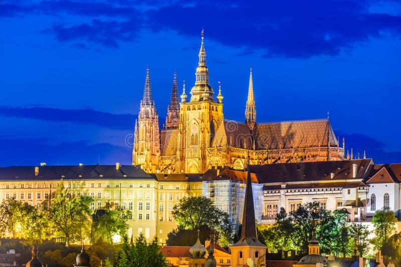 Het Kasteel van Praag, Tsjechische Republiek stock afbeeldingen Het Kasteel van Praag, Tsjechische Republiek stock afbeeldingen