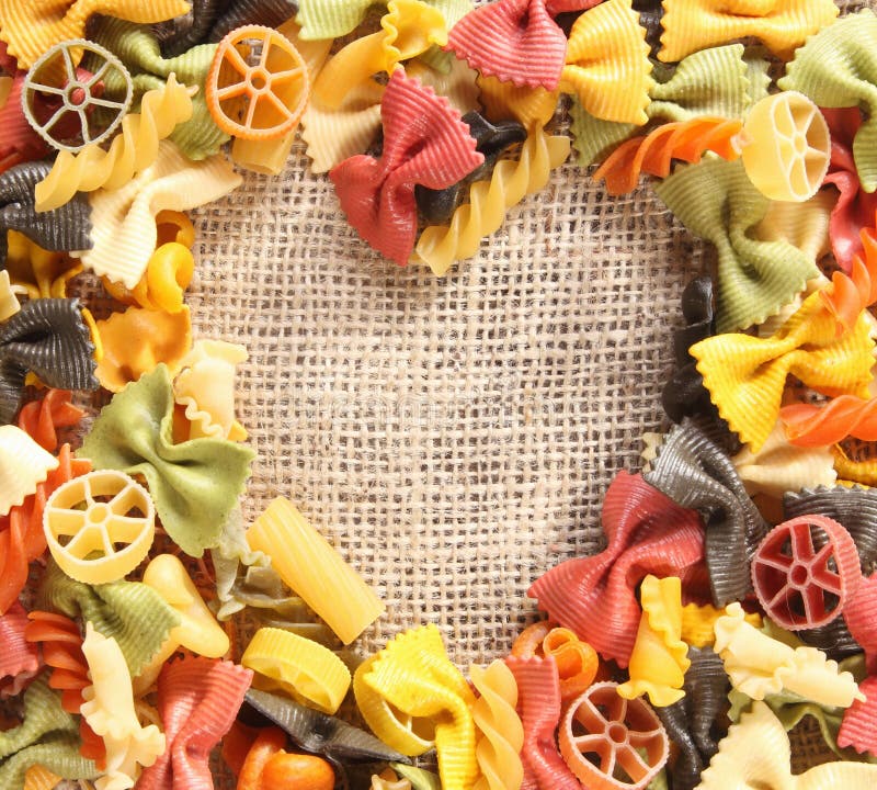 Kleurrijk Pastahart stock foto