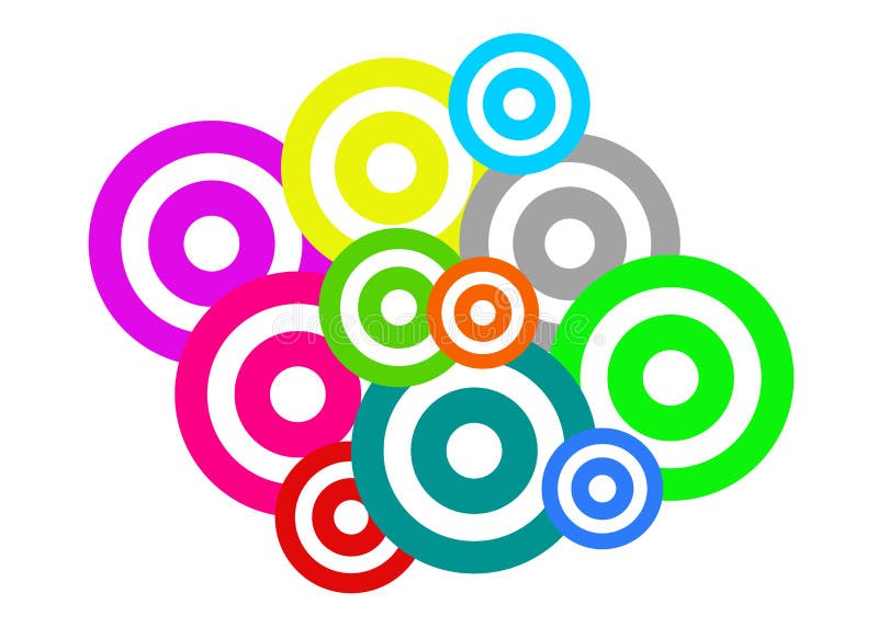 color zen nature circle with white dots color zen nature circle with white dots