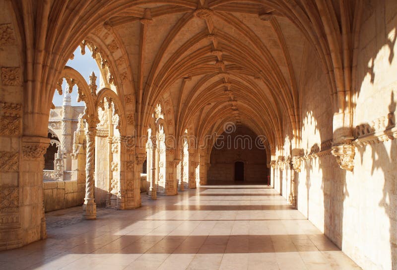 Het Klooster van Hieronymites stock foto