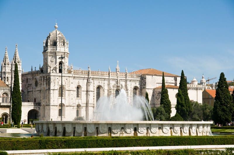Klooster der Hiëronimieten stock afbeeldingen