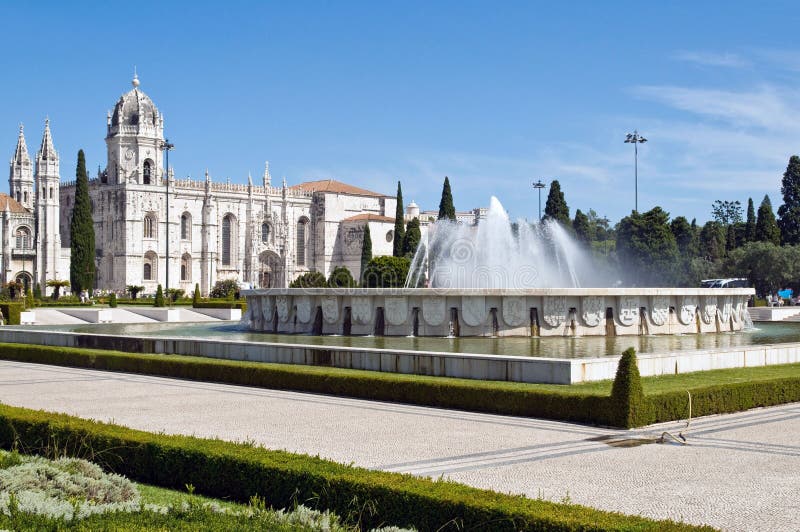 Hiëronymietenklooster royalty-vrije stock foto's