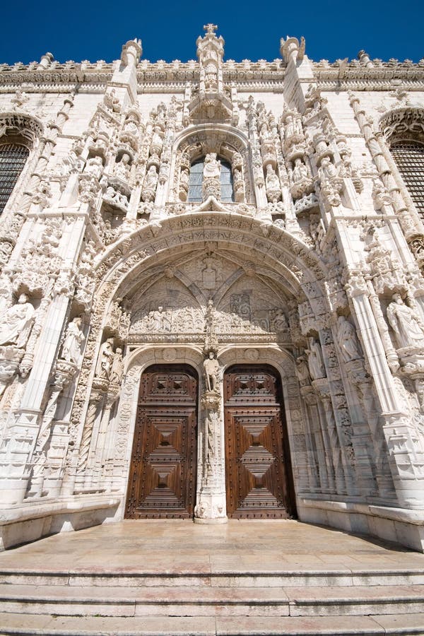 Hiëronymietenklooster stock afbeelding