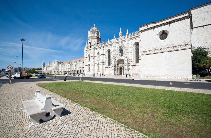 Hiëronymietenklooster stock foto