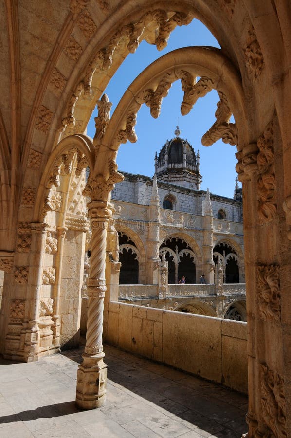 Hiëronymietenklooster stock afbeelding