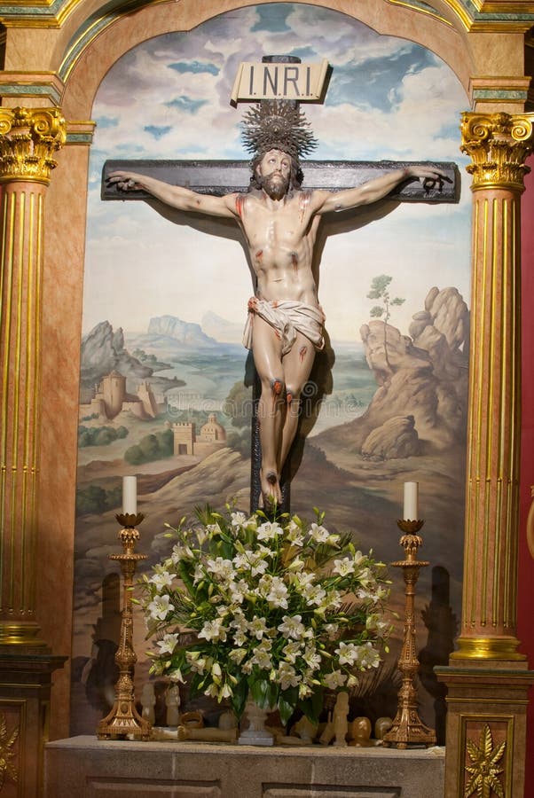 Het Kruis van Jesus-Christus royalty-vrije stock foto's Het Kruis van Jesus-Christus royalty-vrije stock foto's