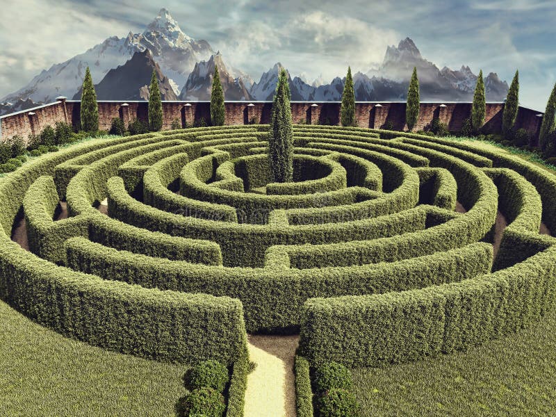 Het labyrint van de fantasietuin