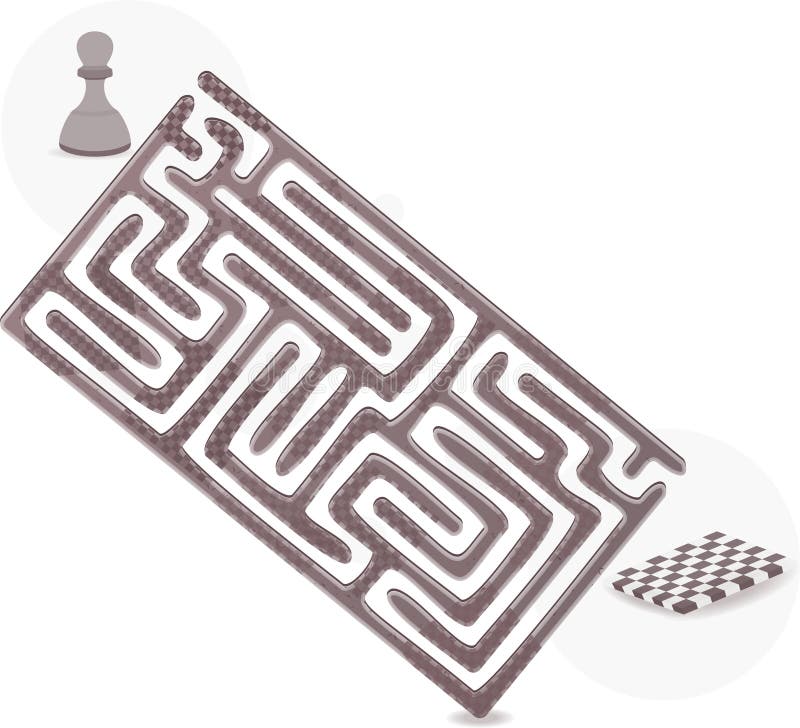 Het Labyrint van het pand vector illustratie