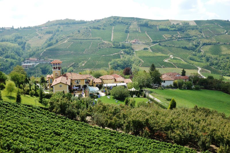 Italian luxury country hotel, surrounded by vineyards. Italian luxury country hotel, surrounded by vineyards.