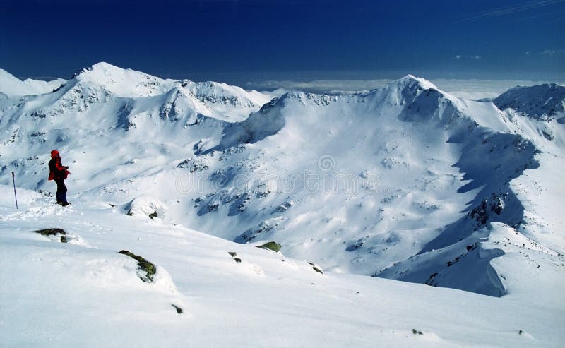 Winterlandschap royalty-vrije stock foto