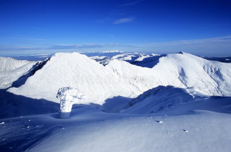Winterlandschap stock fotografie