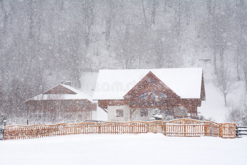 Winterlandschap royalty-vrije stock fotografie