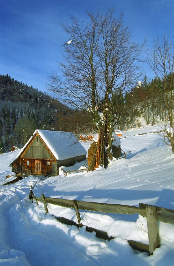 Winterlandschap royalty-vrije stock fotografie
