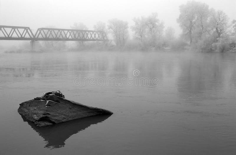Winterlandschap royalty-vrije stock foto's