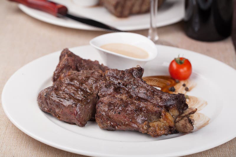 Het lapje vlees van Ribeye stock foto's Het lapje vlees van Ribeye stock foto's