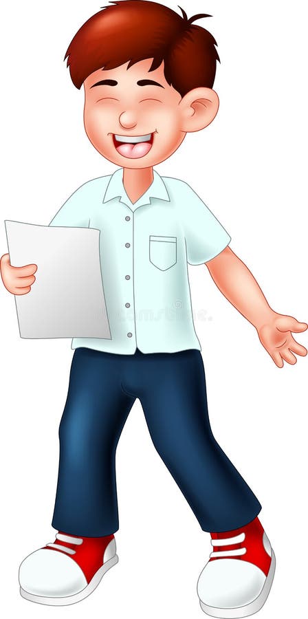 Het leuke jong geitjebeeldverhaal bevrijden stock illustratie Het leuke jong geitjebeeldverhaal bevrijden stock illustratie