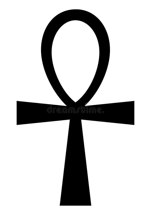 Het levenssymbool van Ankh (vector) stock illustratie Het levenssymbool van Ankh (vector) stock illustratie