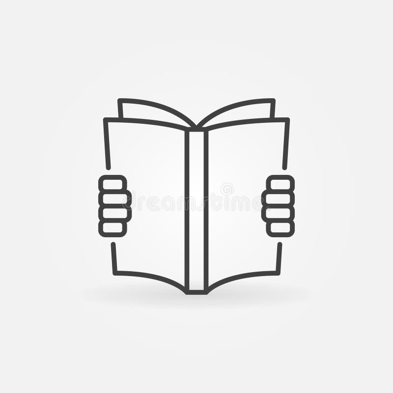 Het lezen van een pictogram van het boekconcept stock illustratie Het lezen van een pictogram van het boekconcept stock illustratie