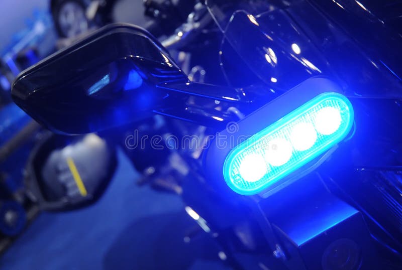 Het licht van de politie stock afbeeldingen Het licht van de politie stock afbeeldingen