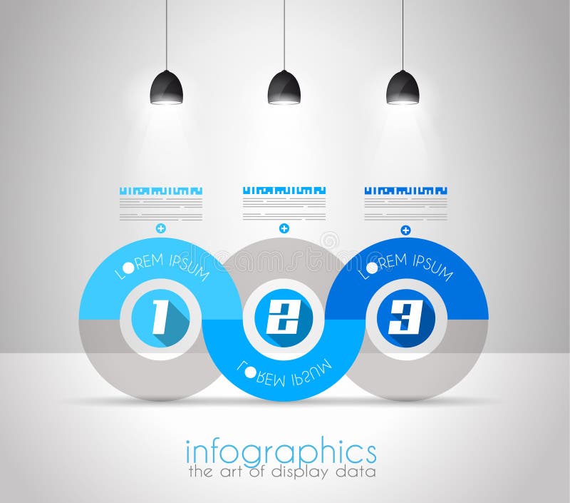 Het Malplaatje van het Infographicontwerp met moderne vlakke stijl royalty-vrije illustratie Het Malplaatje van het Infographicontwerp met moderne vlakke stijl royalty-vrije illustratie