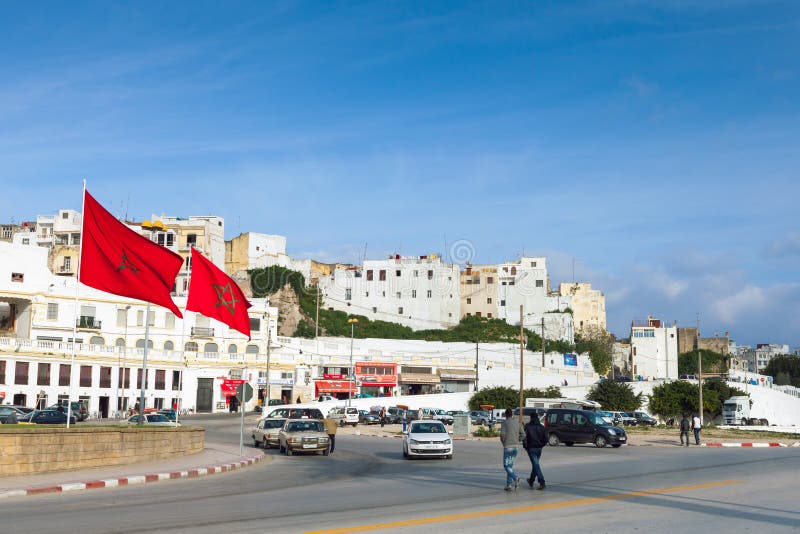 Het Marche Verte Van Plaatsde La, Tanger, Marokko Redactionele Stock Afbeelding Image of