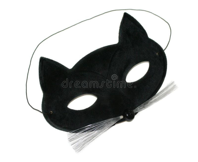 Het Masker van de kat stock afbeelding Het Masker van de kat stock afbeelding