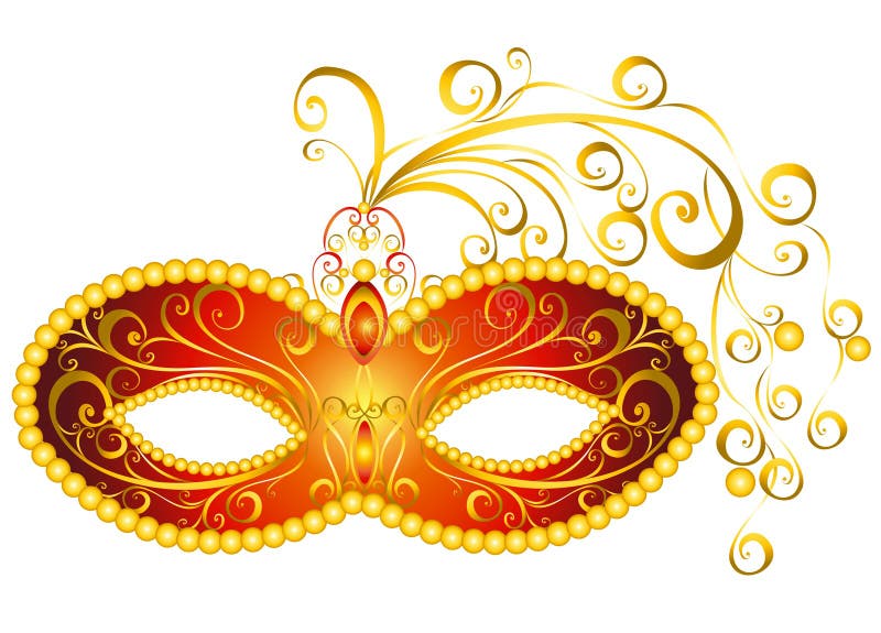 Het masker van de partij. Vector illustratie vector illustratie Het masker van de partij. Vector illustratie vector illustratie