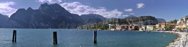 Het Meer van Garda royalty-vrije stock afbeeldingen Het Meer van Garda royalty-vrije stock afbeeldingen