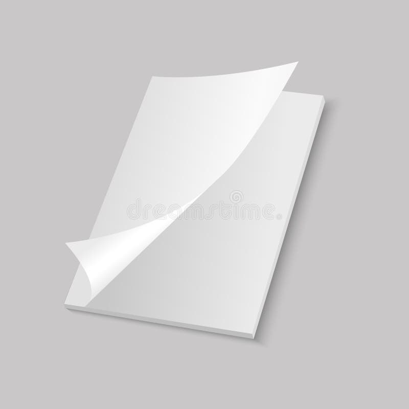 Het model opende tijdschrift, dagboek, boekje, prentbriefkaar, vlieger, adreskaartje of brochure Vector royalty-vrije illustratie Het model opende tijdschrift, dagboek, boekje, prentbriefkaar, vlieger, adreskaartje of brochure Vector royalty-vrije illustratie