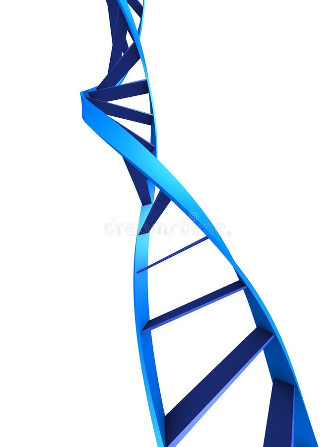 DNA-model royalty-vrije illustratie