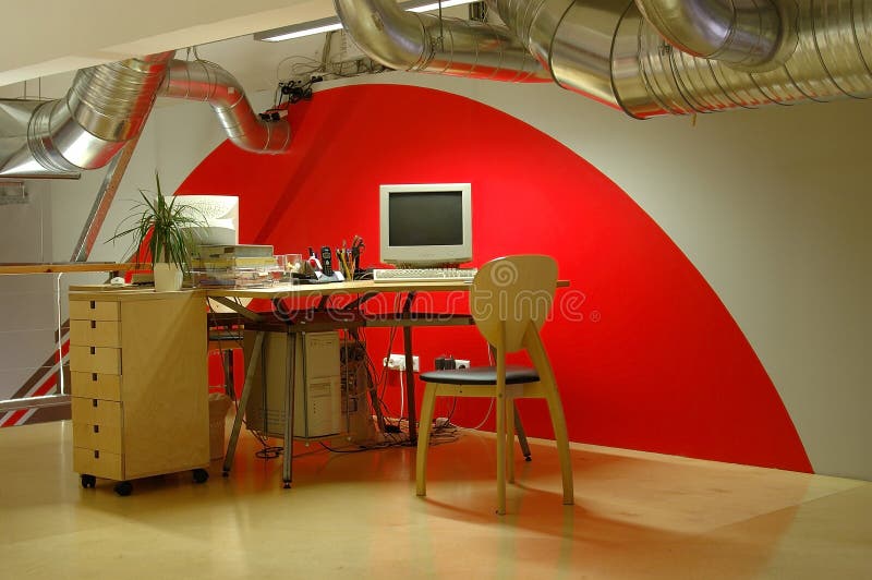 Het moderne binnenland van het Bureau Het moderne binnenland van het Bureau