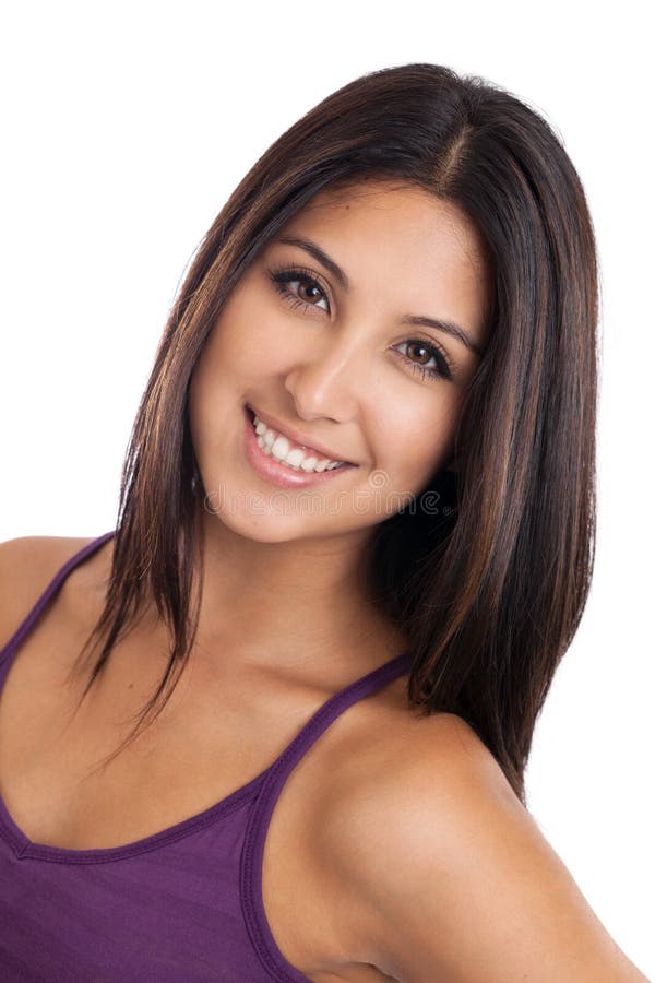 Het mooie gemengde portret van de rasvrouw stock foto Het mooie gemengde portret van de rasvrouw stock foto