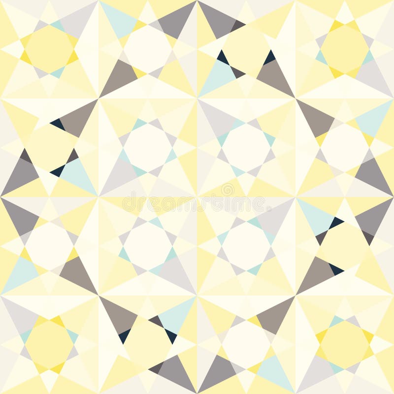 Het mozaïek van het caleidoscoopglas betegelt naadloos vectorpatroon vector illustratie Het mozaïek van het caleidoscoopglas betegelt naadloos vectorpatroon vector illustratie