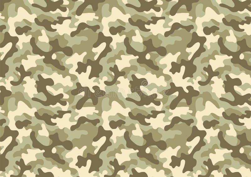 Het naadloze patroon van de camouflage stock illustratie Het naadloze patroon van de camouflage stock illustratie
