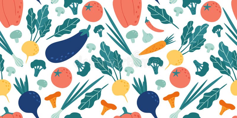 Het naadloze patroon van Groenten Hand getrokken krabbel vegetarisch voedsel Plantaardige keukenradijs, veganistbieten en tomaten royalty-vrije illustratie Het naadloze patroon van Groenten Hand getrokken krabbel vegetarisch voedsel Plantaardige keukenradijs, veganistbieten en tomaten royalty-vrije illustratie