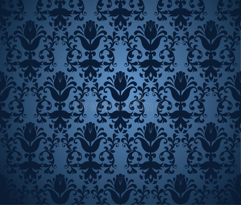 Naadloos damastpatroon royalty-vrije illustratie