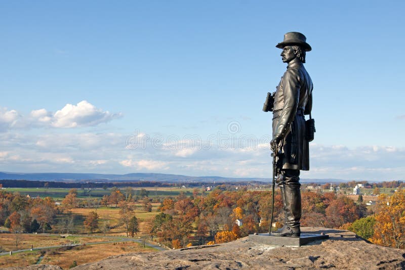 Het Nationale Militaire Park van Gettysburg stock fotografie Het Nationale Militaire Park van Gettysburg stock fotografie