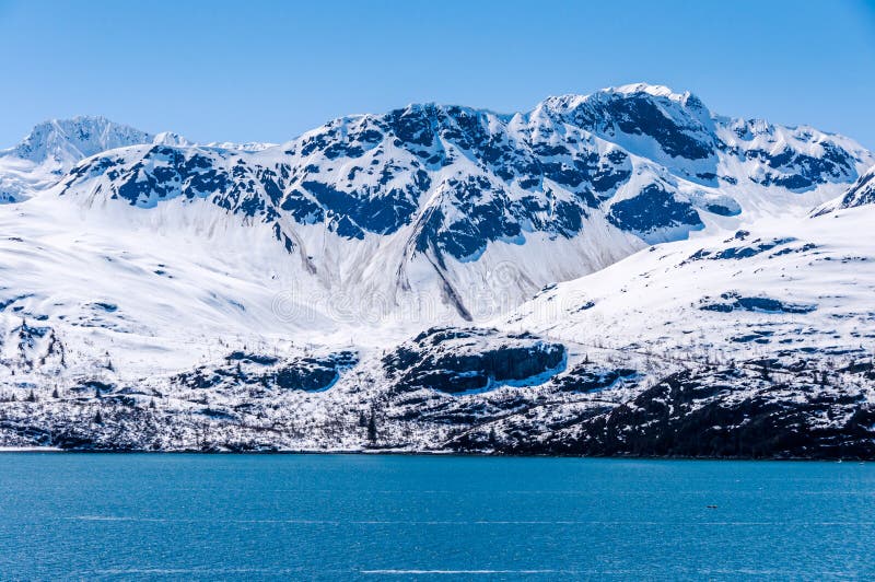 Het Nationale Park van de Baai van de gletsjer, Alaska royalty-vrije stock afbeeldingen Het Nationale Park van de Baai van de gletsjer, Alaska royalty-vrije stock afbeeldingen