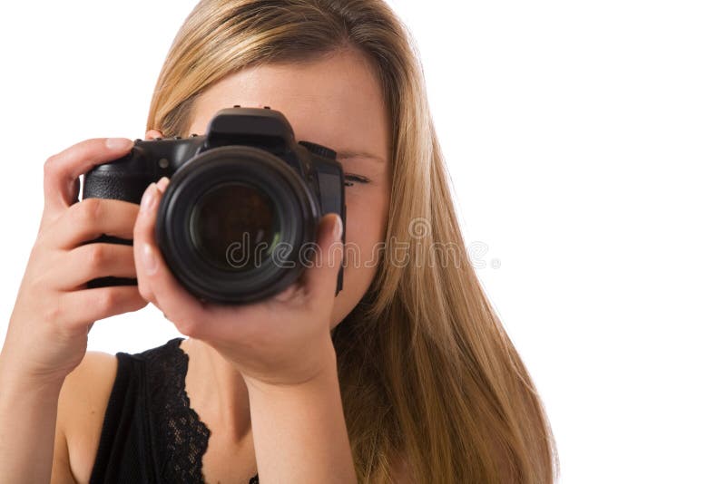 Het nemen van een foto stock foto Het nemen van een foto stock foto