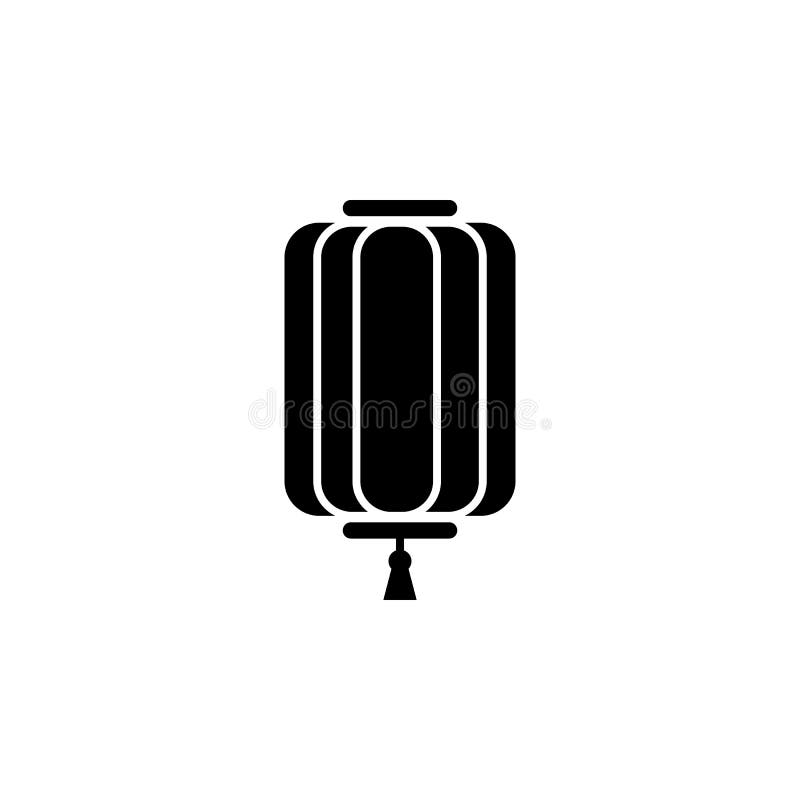 Het nieuwe jaar, China, lantaarnpictogram kan voor Web, embleem, mobiele toepassing, UI, UX worden gebruikt stock illustratie Het nieuwe jaar, China, lantaarnpictogram kan voor Web, embleem, mobiele toepassing, UI, UX worden gebruikt stock illustratie