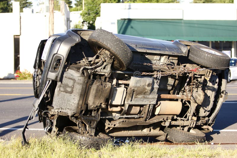 Het ongeval van de auto stock foto Het ongeval van de auto stock foto
