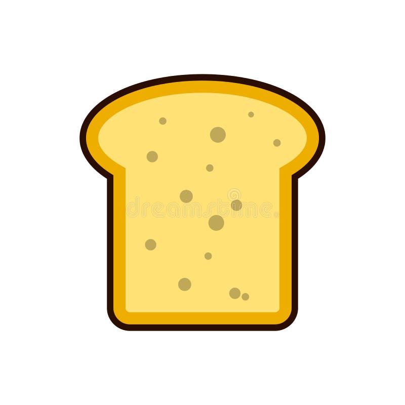 Het Ontbijt van het de plakpictogram van de broodtoost, proteïne - rijk zuivelproduct Vlakke vectorillustratie stock illustratie Het Ontbijt van het de plakpictogram van de broodtoost, proteïne - rijk zuivelproduct Vlakke vectorillustratie stock illustratie
