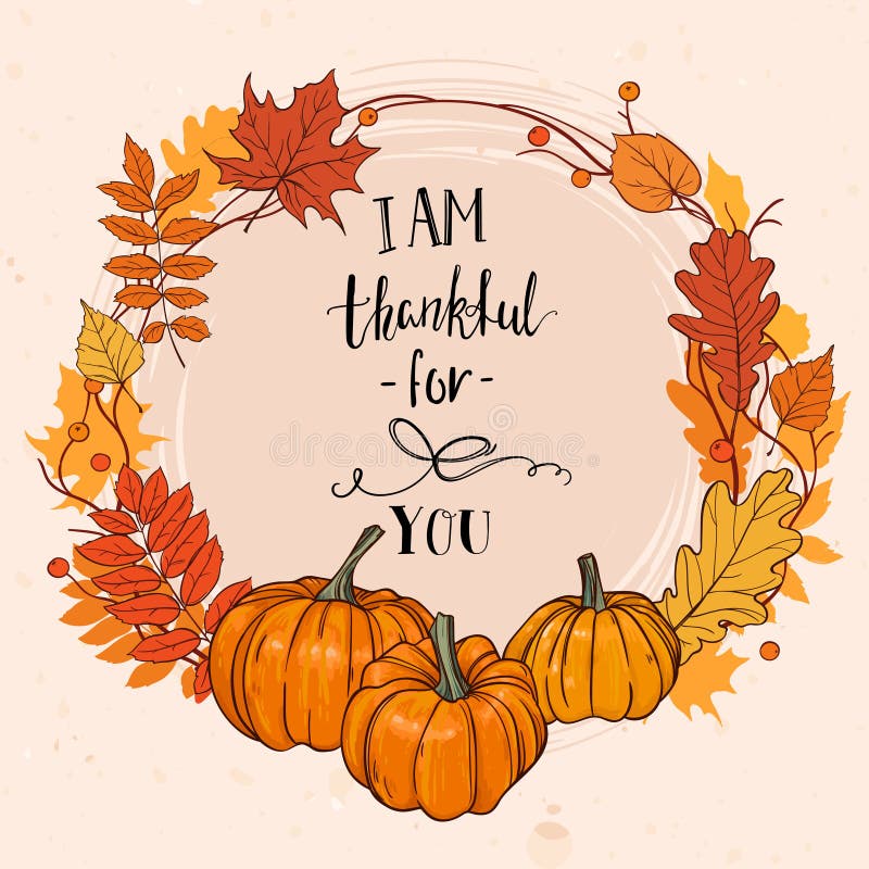 Het ontwerp van de herfst Kroon van kleurrijke bladeren vector illustratie Het ontwerp van de herfst Kroon van kleurrijke bladeren vector illustratie
