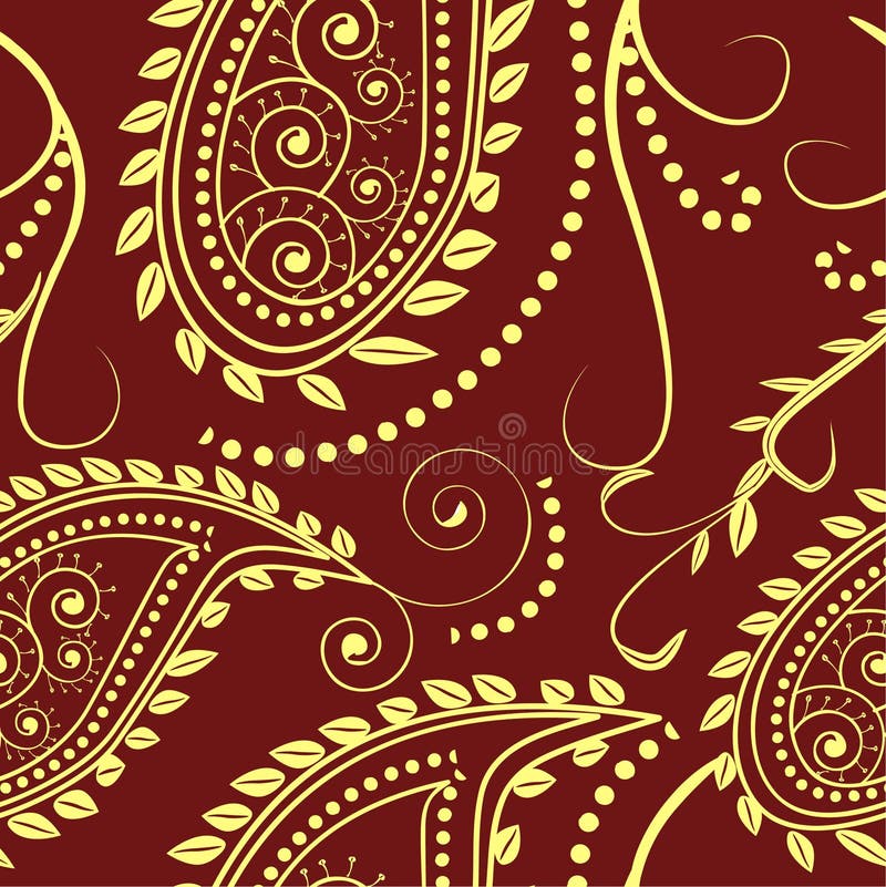 Seamless pattern- traditional paisley design. Seamless pattern- traditional paisley design