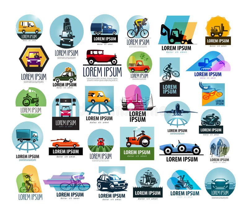 Het ontwerpmalplaatje van het auto vectorembleem vervoer of stock illustratie Het ontwerpmalplaatje van het auto vectorembleem vervoer of stock illustratie