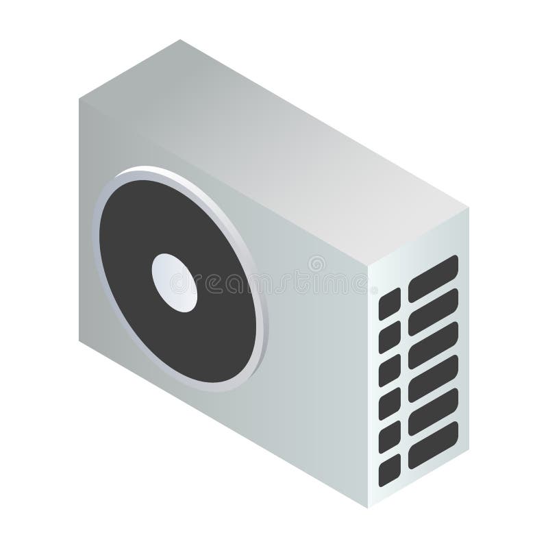 Het openluchtpictogram van de veredelingsmiddelventilator, isometrische stijl stock illustratie Het openluchtpictogram van de veredelingsmiddelventilator, isometrische stijl stock illustratie