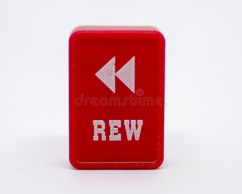 Rew Symbool Voor Muziek Stock Afbeelding Image Of Vooruitgang