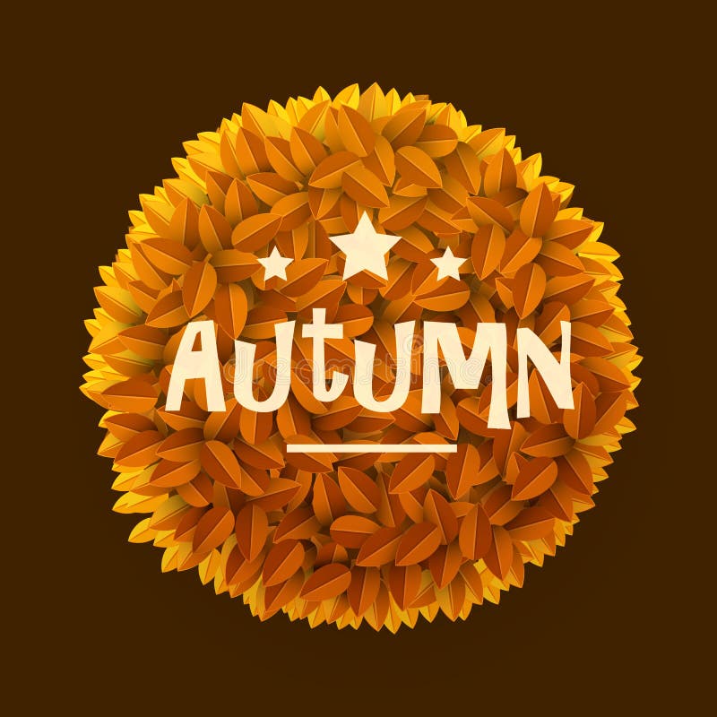 Het oranje of gele die kader van de bladerencirkel op donkere achtergrond wordt geïsoleerd Bloemendecoratieelement De herfst of d stock illustratie Het oranje of gele die kader van de bladerencirkel op donkere achtergrond wordt geïsoleerd Bloemendecoratieelement De herfst of d stock illustratie